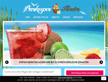 Tablet Screenshot of mobile-barkeeper.com